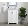 Elegant Decor 24 Inch Single Bathroom Vanity In White VF17024WH